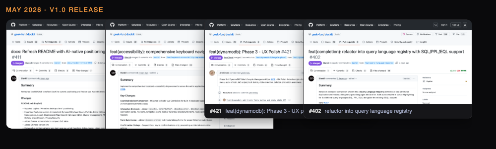 v1.0 Release — keyboard navigation, UX polish, README refresh