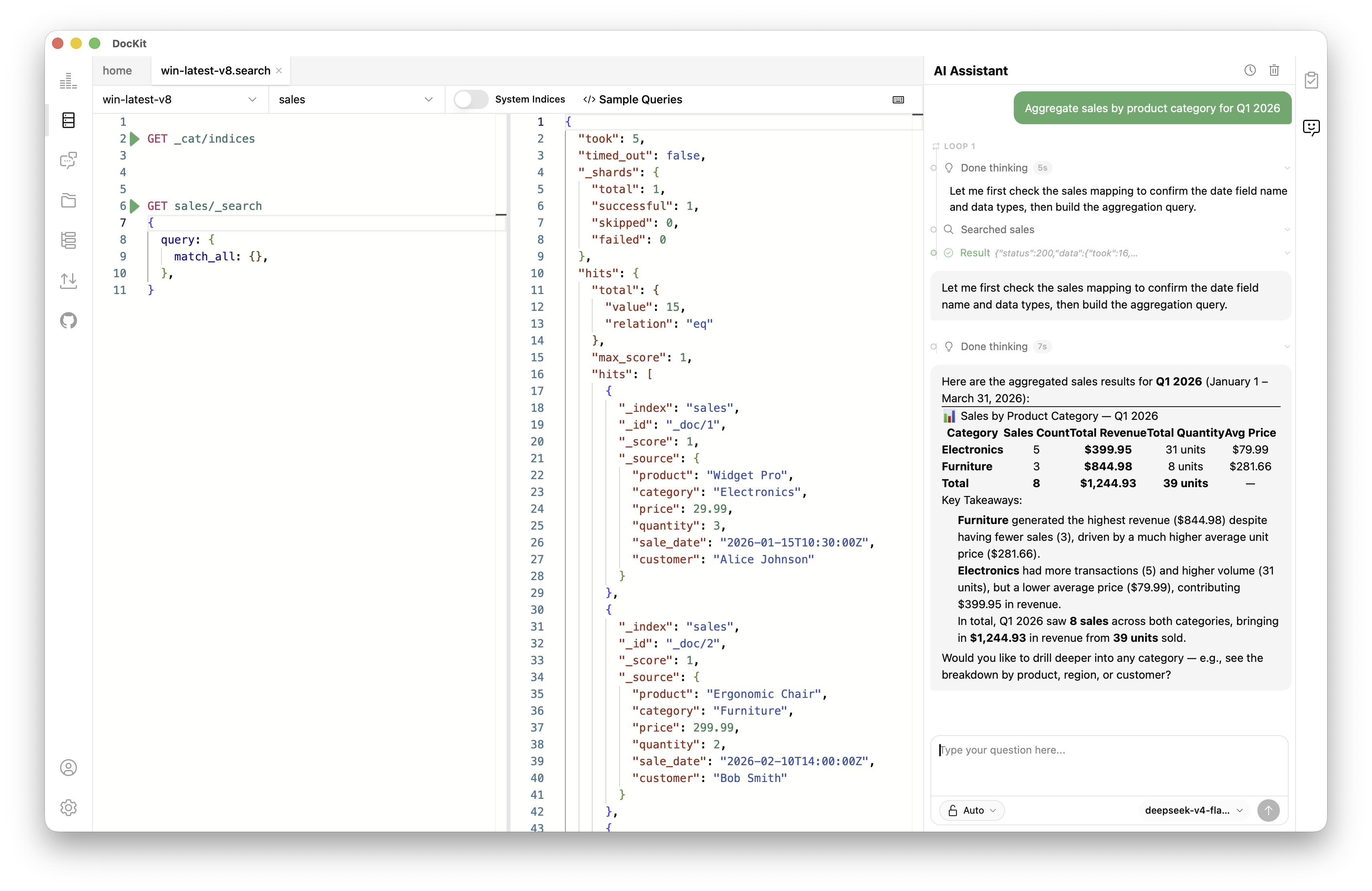 DocKit AI query generation