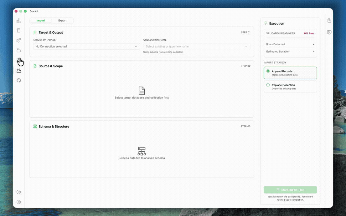 DocKit Settings LLMs demo